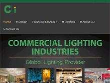 Tablet Screenshot of commercial-lighting.net